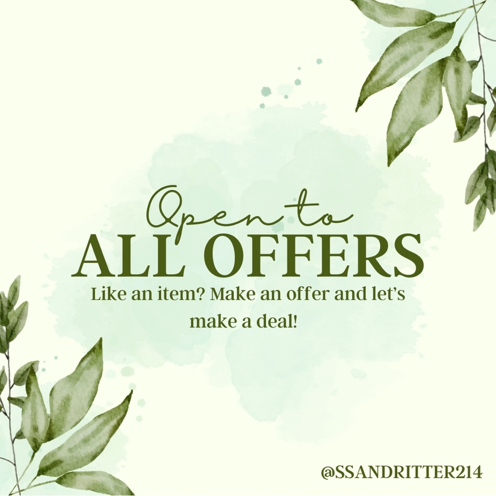 OPEN TO OFFERS!